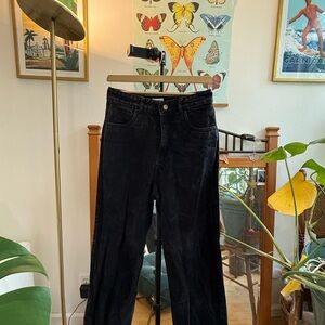 Black Women's Wide leg Jeans